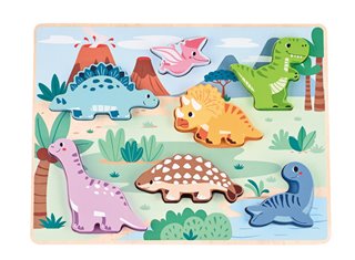 Lelin® Chunky Animal Wooden Puzzle - 4 Pieces